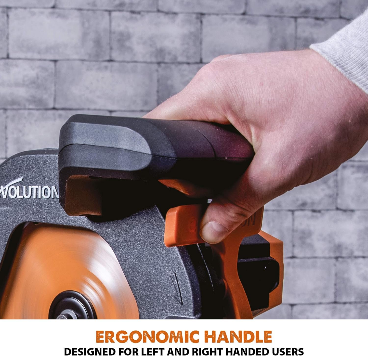 Evolution Power Tools R210SMS+ Sliding Mitre Saw With Multi-Material Cutting, Cuts Wood, Metal, Plastic & More, 45° Bevel, 50° Mitre, 230mm Slide, 1500 W (230 V) - Image 15