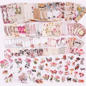 200 Pcs Vintage Scrapbooking Sticke...