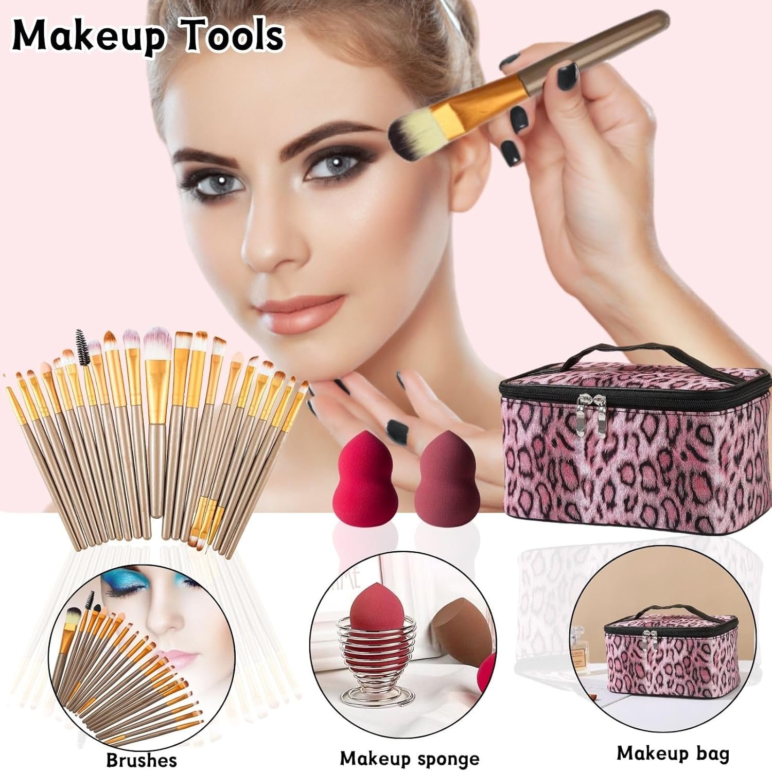 All in One Makeup Kit for Women Full Kit - 44PCS Professional Makeup Set with Foundation, Eyeshadow, Lipstick, Eyeliner - Complete Cosmetic Gift Set for Beginners and Professionals - Image 7