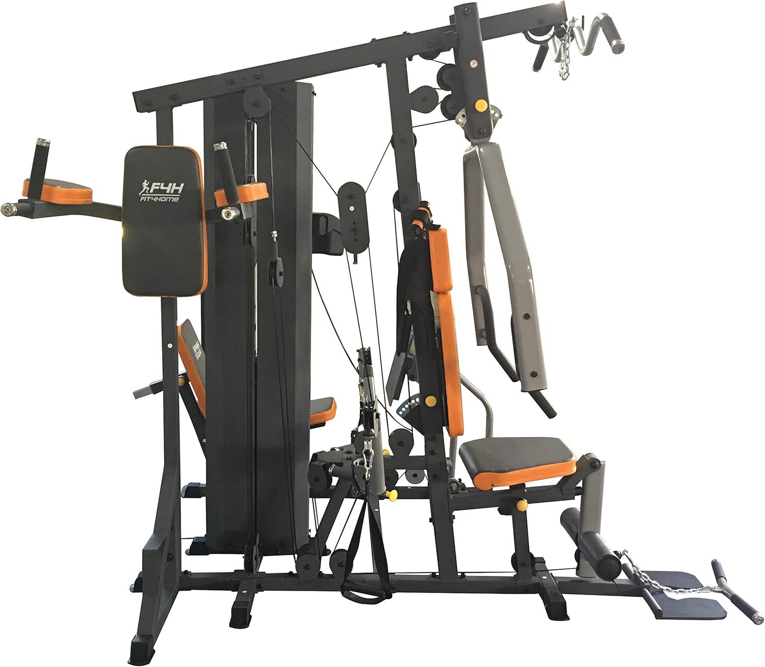 FIT4HOME Multi Gym Fitness Equipment Exercise Machine Strength Training Body Building Heavy Duty Home Gyms Workout Stations 80KG Weight Plates Leg Press Lat Pulldown | TF3003C - Image 8