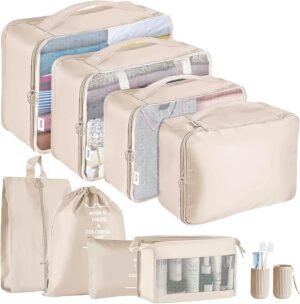 Jsdoin Packing Cubes for Suitcase,9...