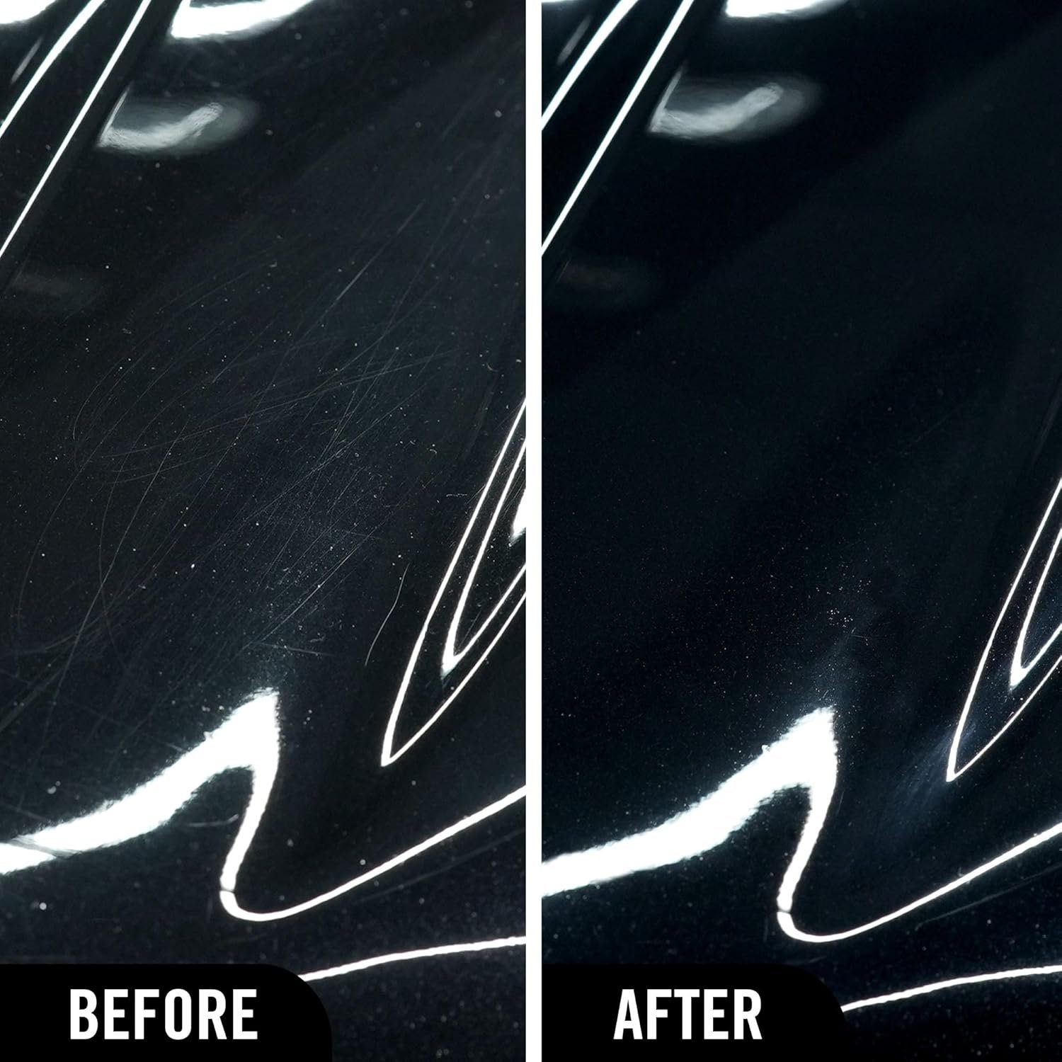Turtle Wax Hybrid Solutions Ceramic Acrylic Black Car Polish and Wax, Car Scratch Remover & Car Paint Restorer for Black Cars, Deep Shine, Ceramic Coating Protection & Water Beading, 500ml - Image 6