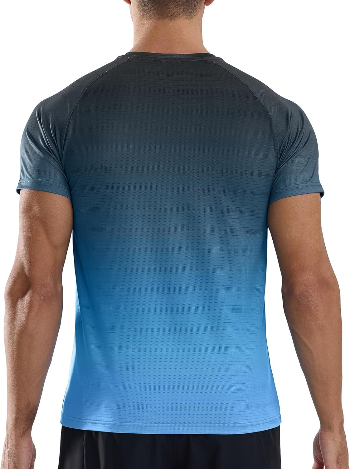 Men’s T-Shirts Gym Running T Shirts for Men Moisture Wicking Athletic Sport Breathable Tops Quick Dry Short Sleeve Workout T-Shirt - Image 2