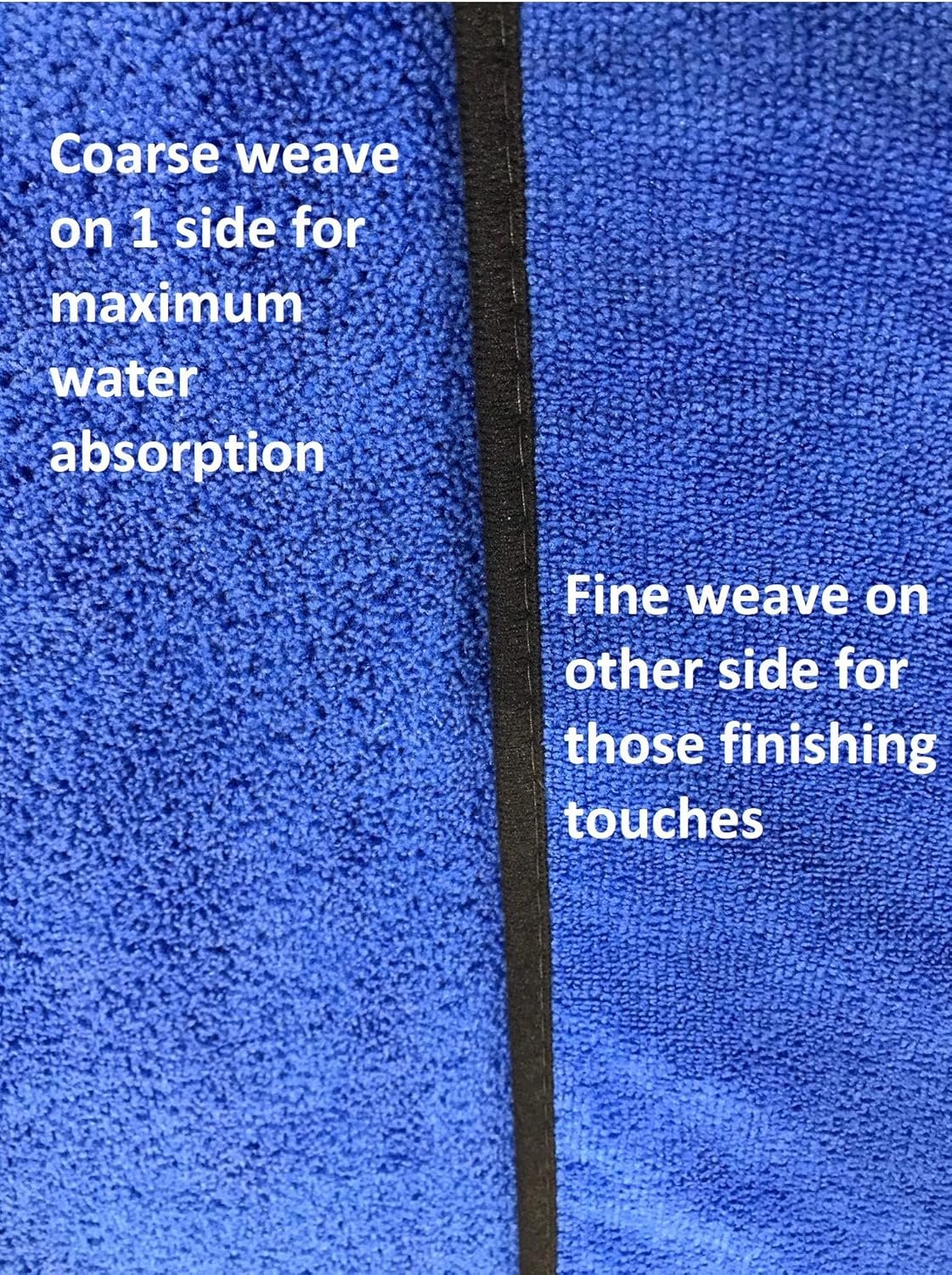 Signature Car Care - Extra Large Microfibre Drying Towel (90cmx70cm) - Super Absorbent Car Drying Cloth - Cleaning Accessories - Image 3