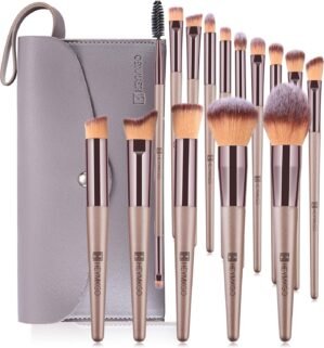 HEYMKGO Makeup Brushes, 15 Pcs Make...